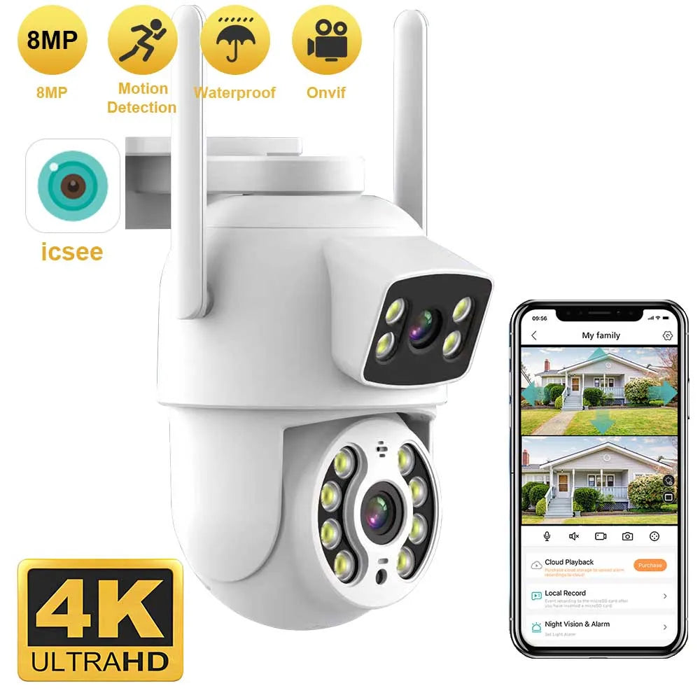 DualLens 4K AI Smart Security Camera – Ultimate Home Protection