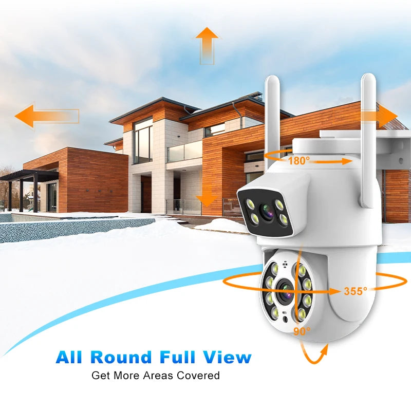 DualLens 4K AI Smart Security Camera – Ultimate Home Protection