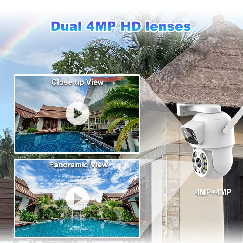DualLens 4K AI Smart Security Camera – Ultimate Home Protection